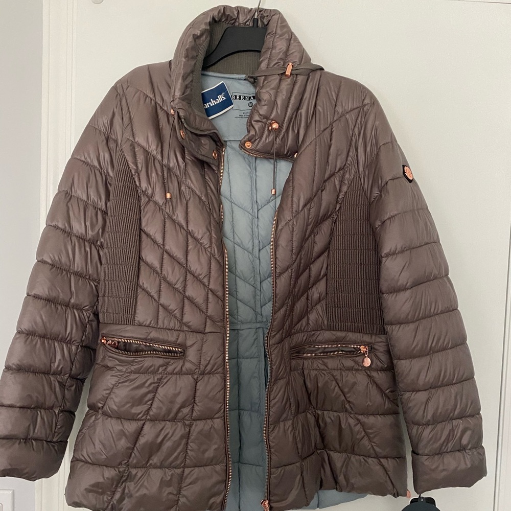 Brand New Brown Bernardo Winter Jacket XL!